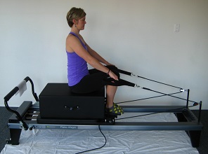 Pilates Reformer Seated Upper Body Strap Workout 