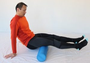 Foam roller hams release