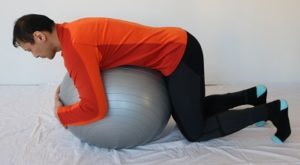 Prone ball walk out